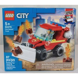 LEGO City Fire Hazard Truck 60279 Building Kit (87 Pieces) w/ Turning Action
